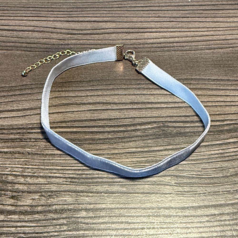 Grey Choker Necklace